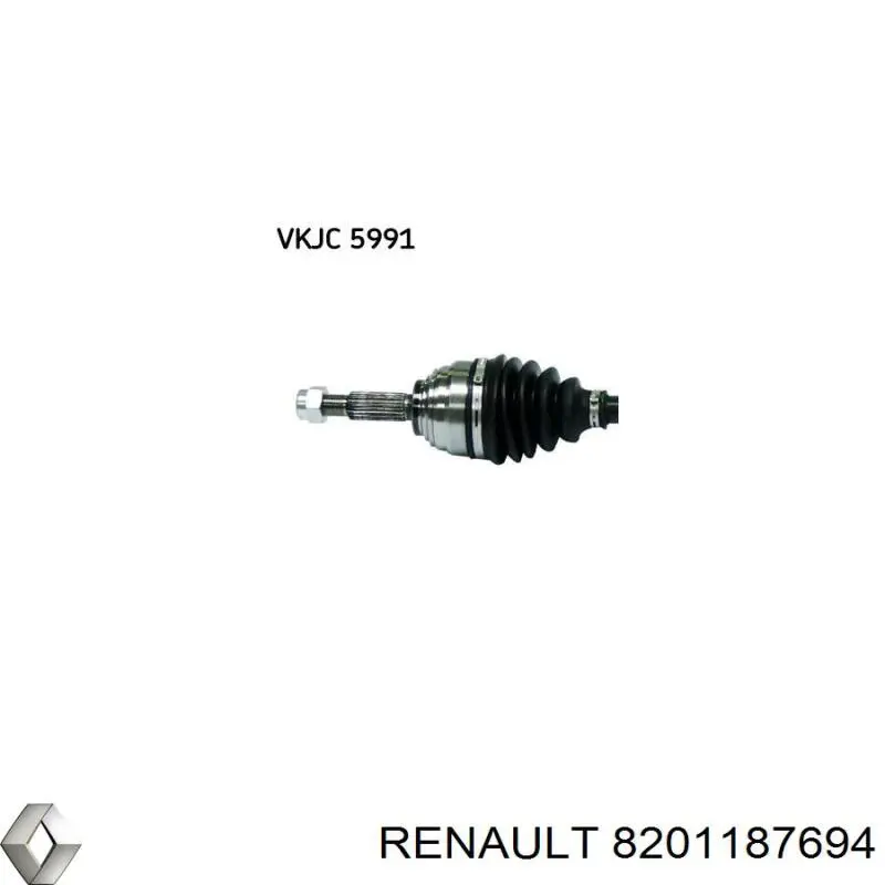  Árbol de transmisión delantero derecho para Dacia Logan US