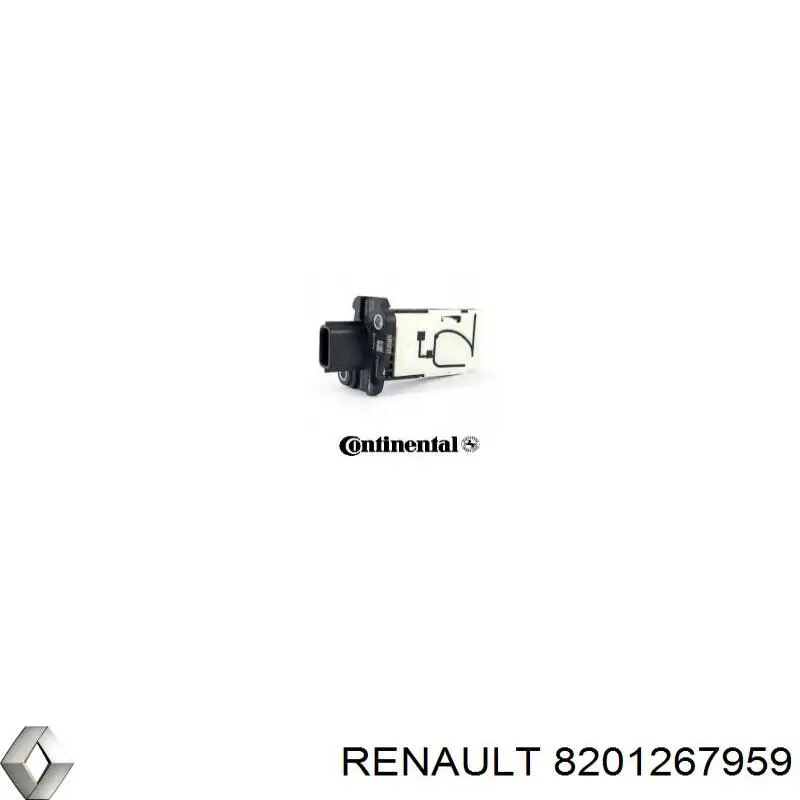 8201267959 Renault (RVI) sensor de flujo de aire/medidor de flujo (flujo de aire masibo)