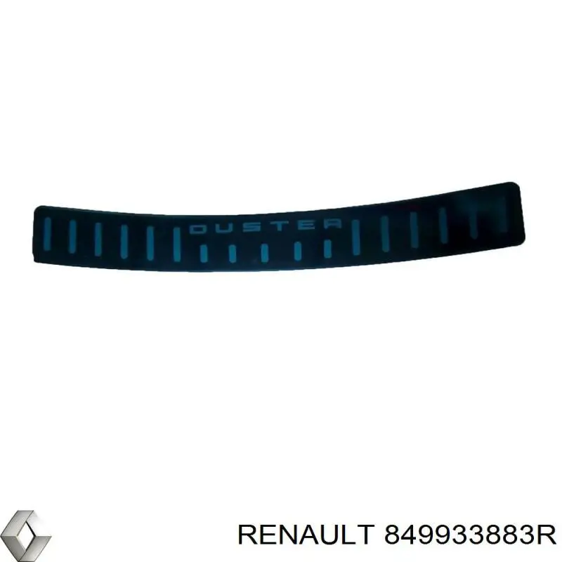  Listón protector, parachoques trasero superior (estribo) para Renault DUSTER 1 