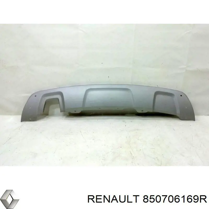 850706169R Renault (RVI) listón embellecedor/protector, parachoques trasero