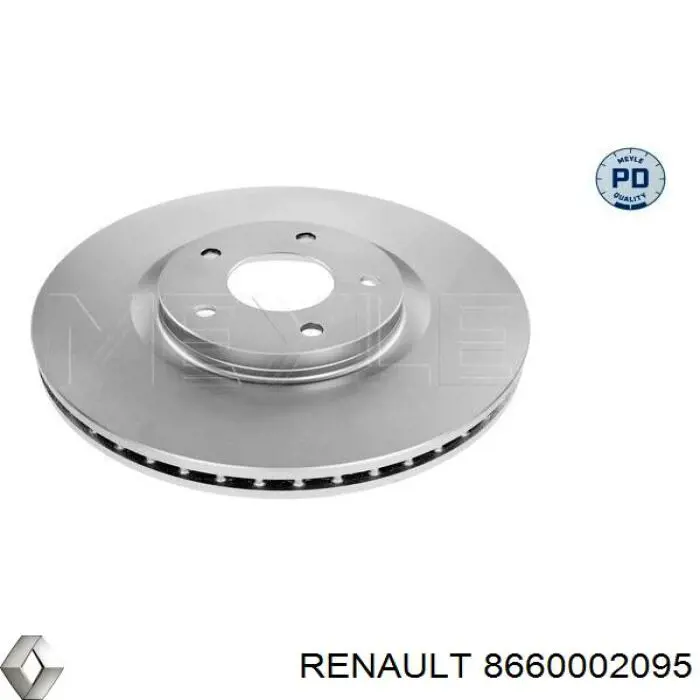 8660002095 Renault (RVI) freno de disco delantero