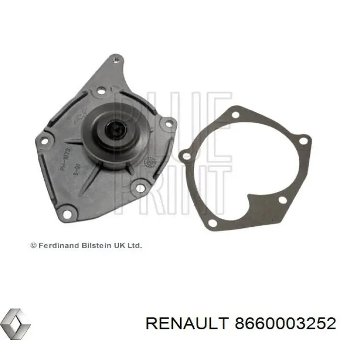 8660003252 Renault (RVI) bomba de agua