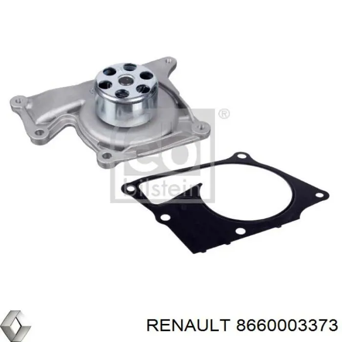 8660003373 Renault (RVI) bomba de agua, adicional eléctrico