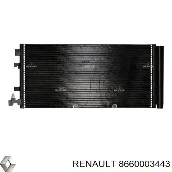 8660003443 Renault (RVI) condensador aire acondicionado