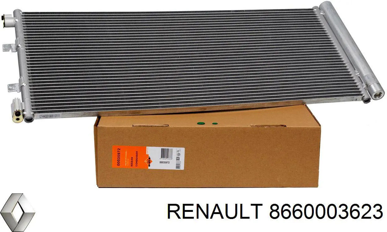 8660003623 Renault (RVI) condensador aire acondicionado