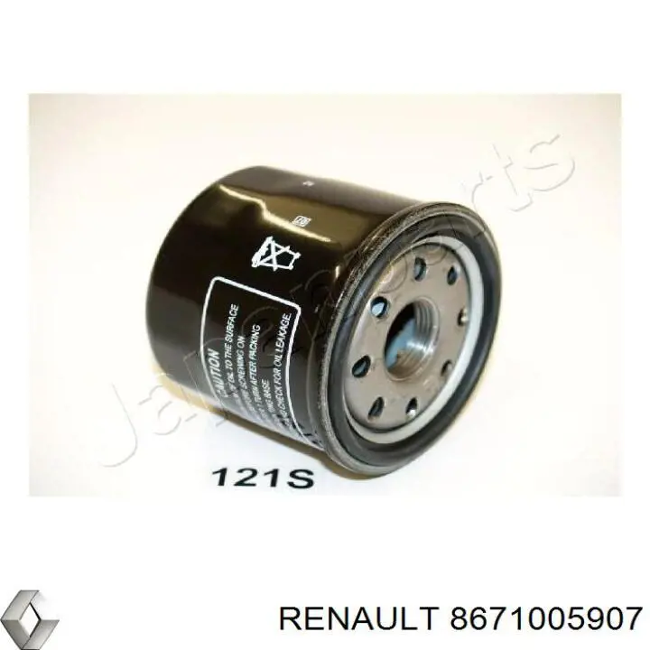 8671005907 Renault (RVI) filtro de aceite