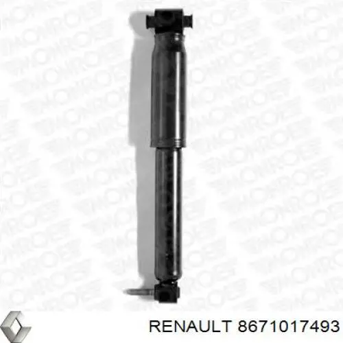 8671017493 Renault (RVI) amortiguador trasero