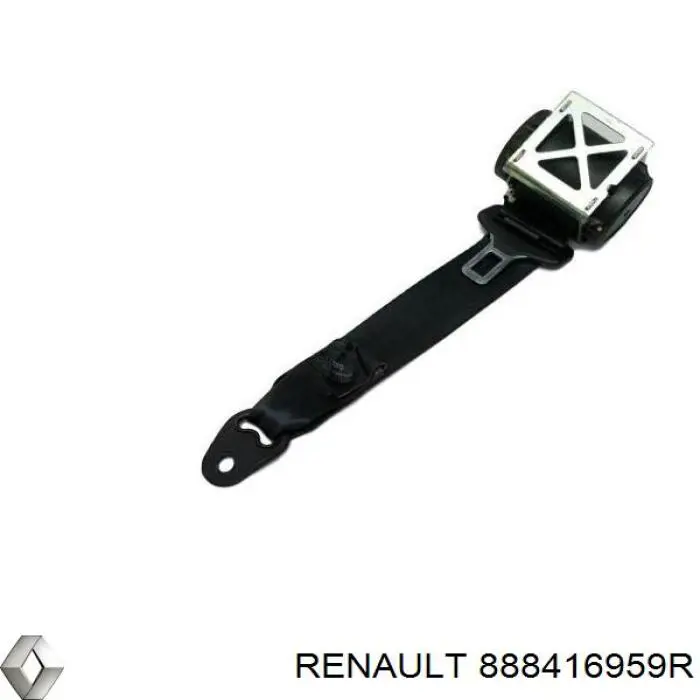  Cinturón de seguridad trasero izquierdo para Renault LOGAN 