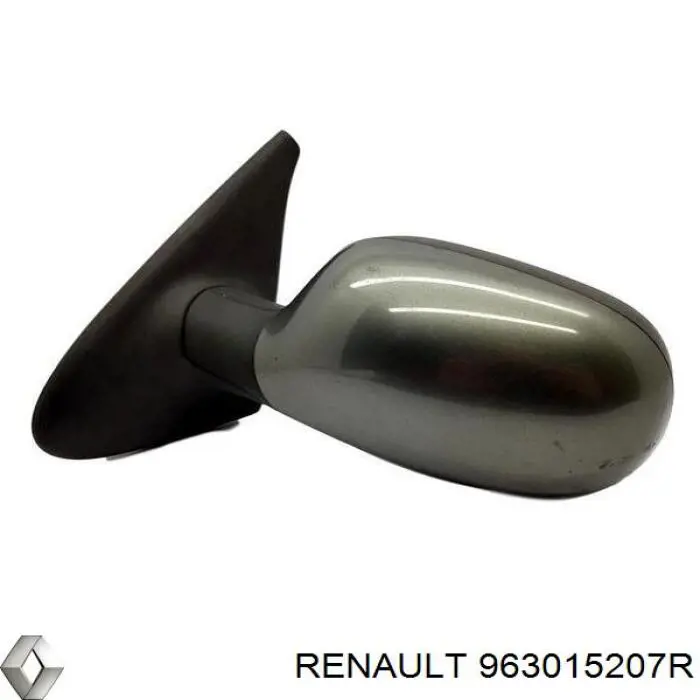 963015207R Renault (RVI) espejo retrovisor derecho