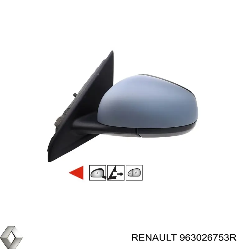  Espejo retrovisor izquierdo para Smart FORFOUR 453