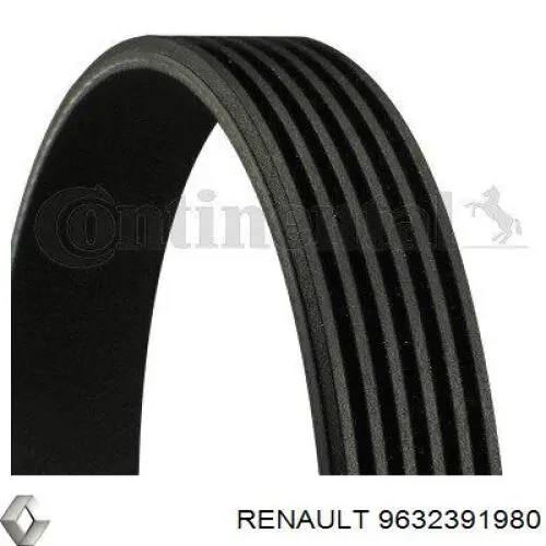 9632391980 Renault (RVI) correa trapezoidal