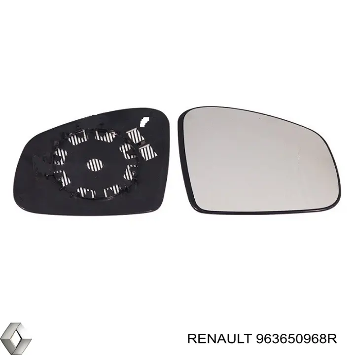 963653475R Renault (RVI) cristal de espejo retrovisor exterior derecho