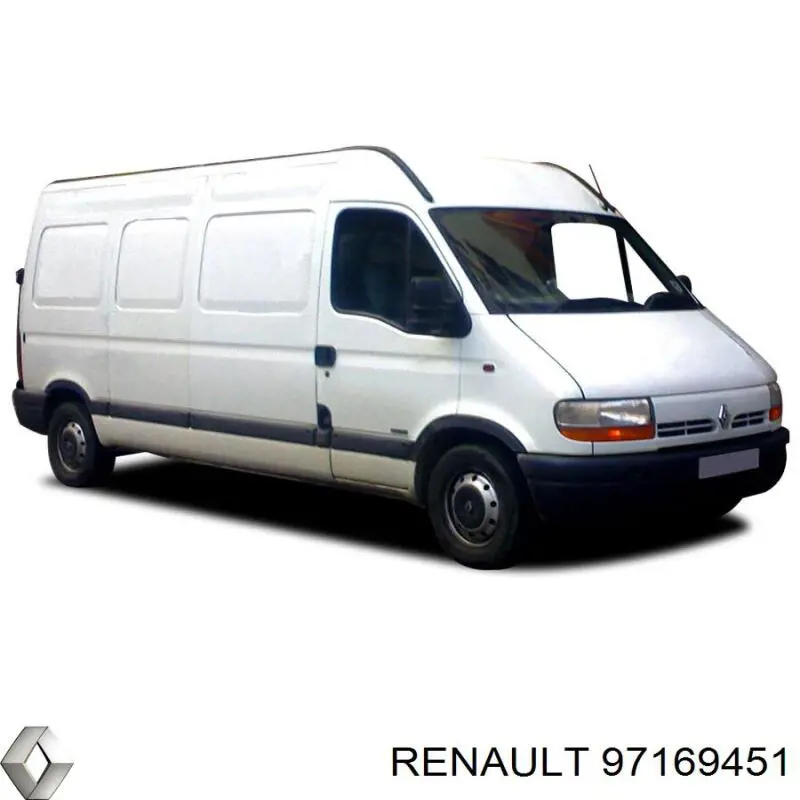 97169451 Renault (RVI) cuña de cierre puerta corrediza delantera