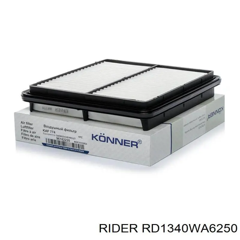 RD.1340WA6250 Rider filtro de aire