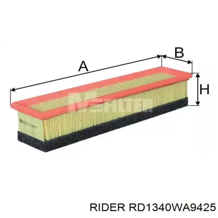 RD.1340WA9425 Rider filtro de aire