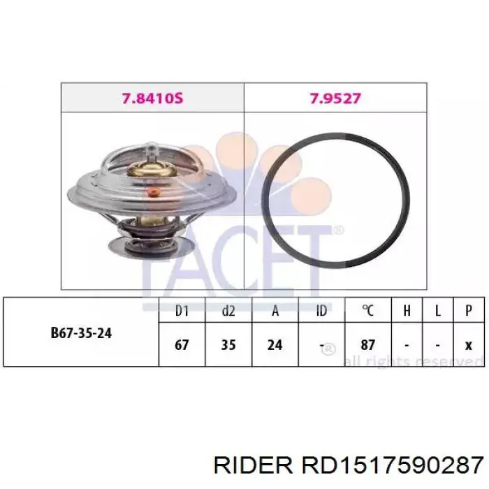 RD.1517590287 Rider termostato, refrigerante