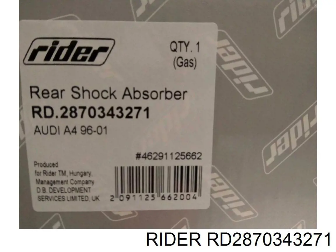 RD.2870343271 Rider amortiguador trasero