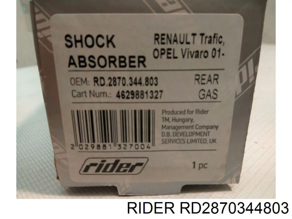 RD2870344803 Rider amortiguador trasero