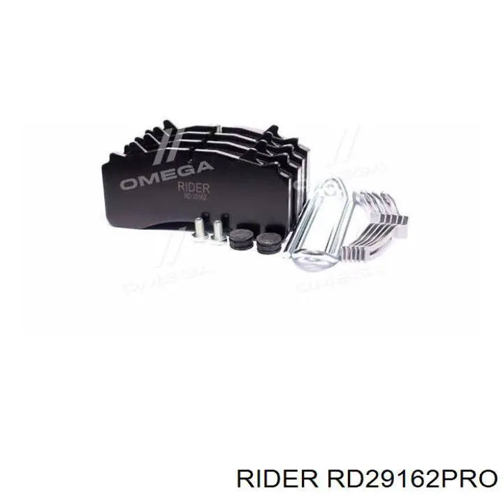 RD 29162PRO Rider pastillas de freno traseras