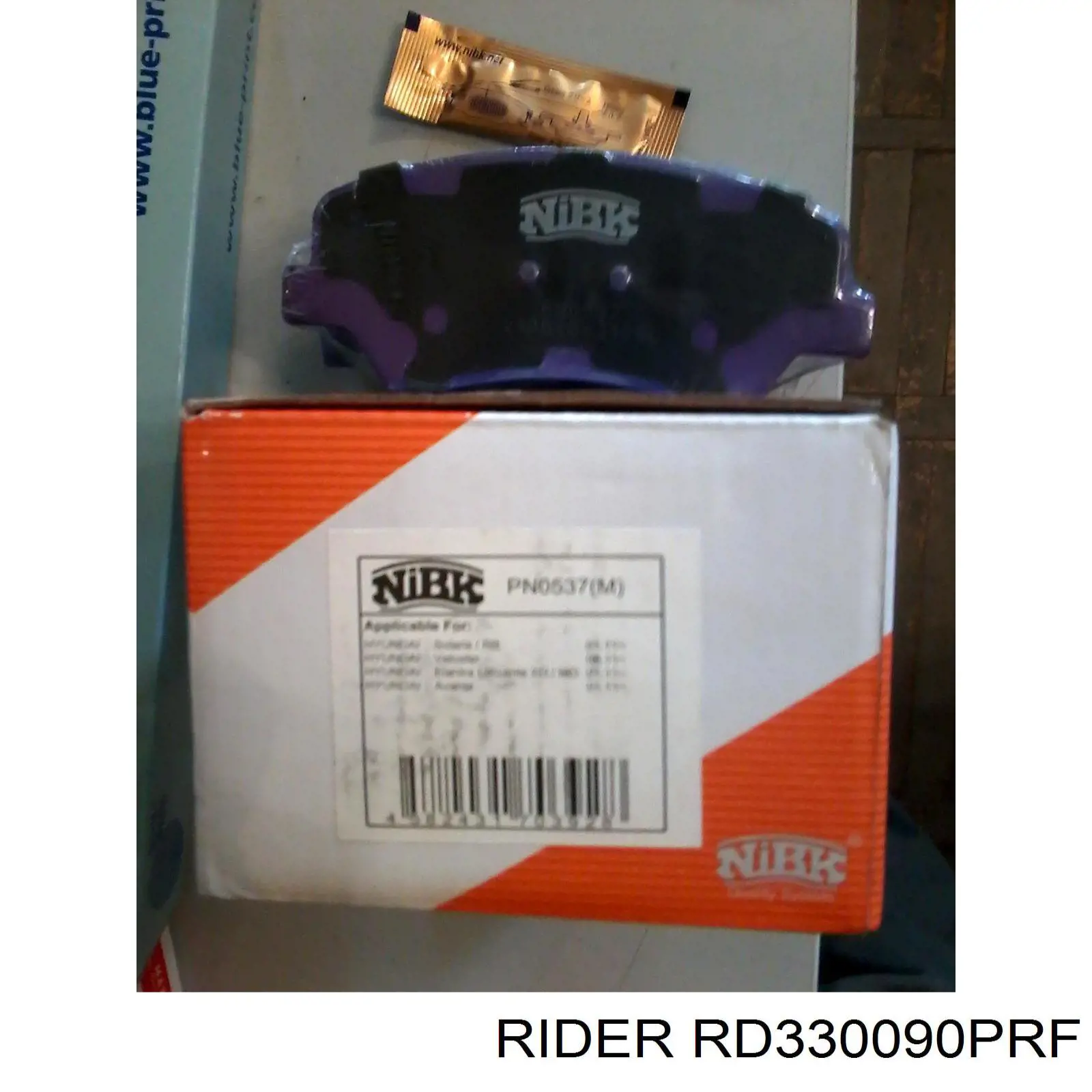 RD.330090PRF Rider pastillas de freno delanteras