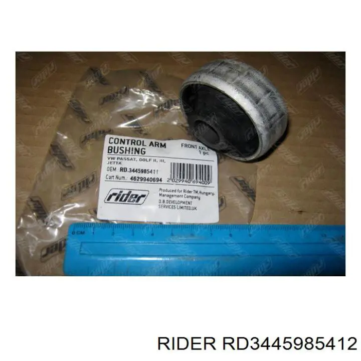 RD.3445985412 Rider silentblock de suspensión delantero inferior