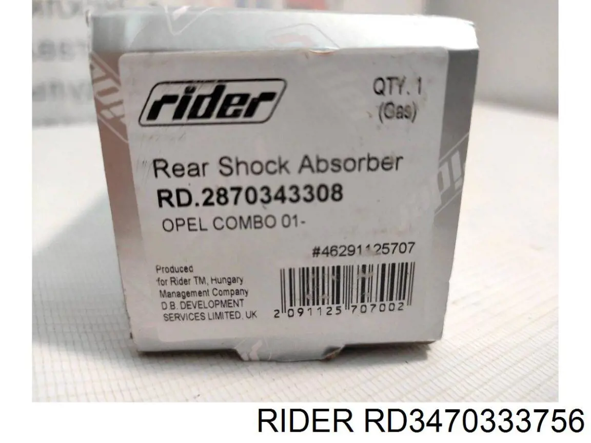 RD.3470333756 Rider amortiguador delantero izquierdo