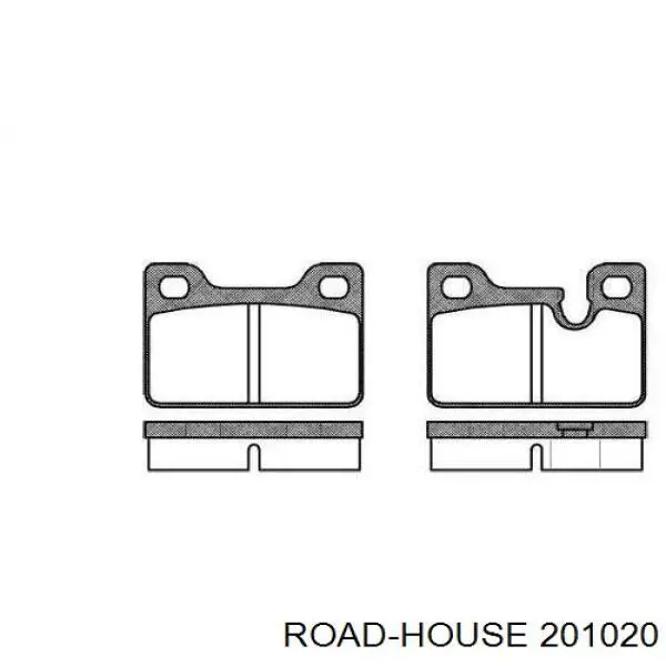 2010.20 Road House pastillas de freno delanteras