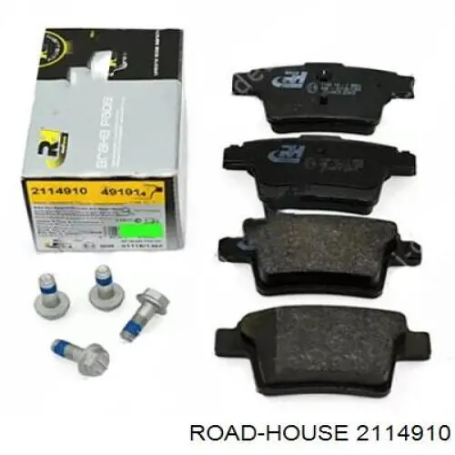 21149.10 Road House pastillas de freno traseras