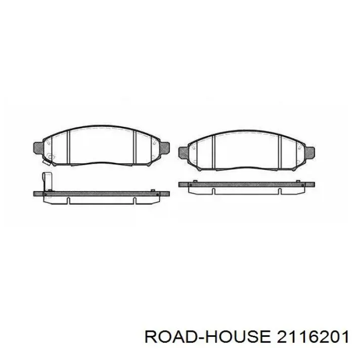 21162.01 Road House pastillas de freno delanteras