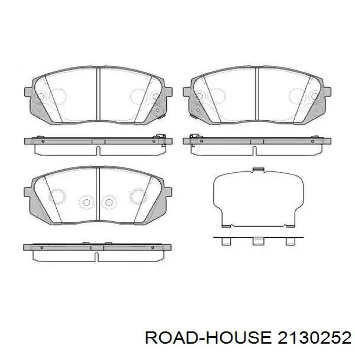 21302.52 Road House pastillas de freno delanteras