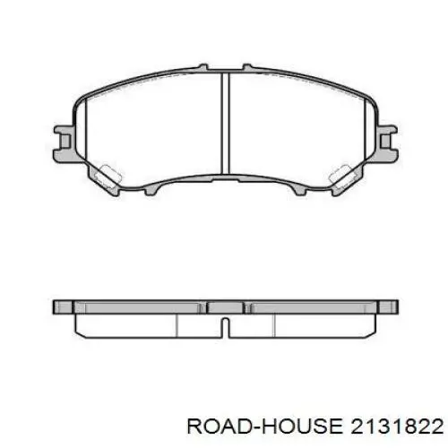 21318.22 Road House pastillas de freno delanteras