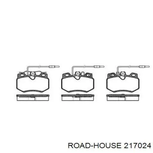 2170.24 Road House pastillas de freno delanteras