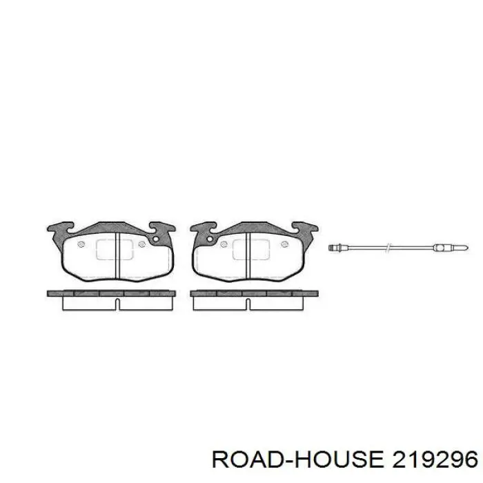 2192.96 Road House pastillas de freno delanteras