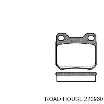 2239.60 Road House pastillas de freno traseras