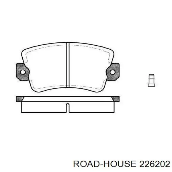 2262.02 Road House pastillas de freno delanteras