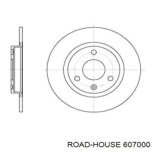 6070.00 Road House freno de disco delantero