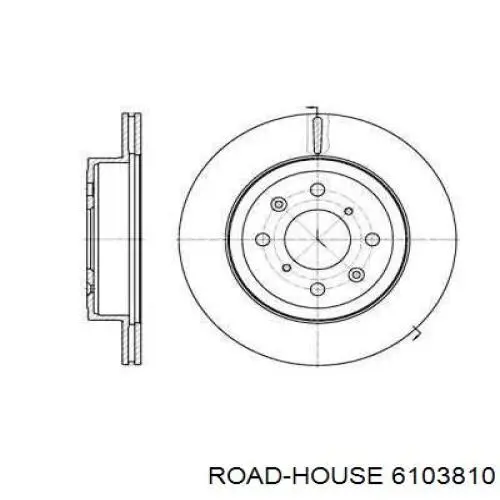 6103810 Road House freno de disco delantero