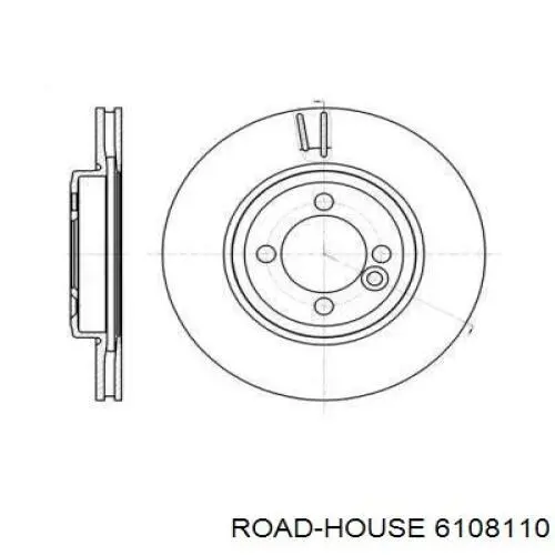 61081.10 Road House freno de disco delantero