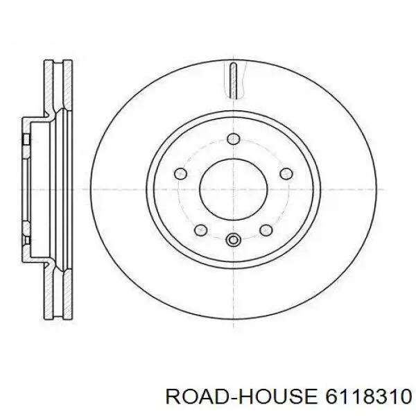 61183.10 Road House freno de disco delantero