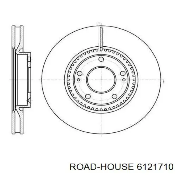 61217.10 Road House freno de disco delantero