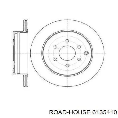 6135410 Road House disco de freno trasero