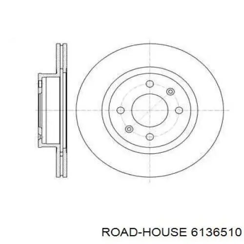 61365.10 Road House freno de disco delantero