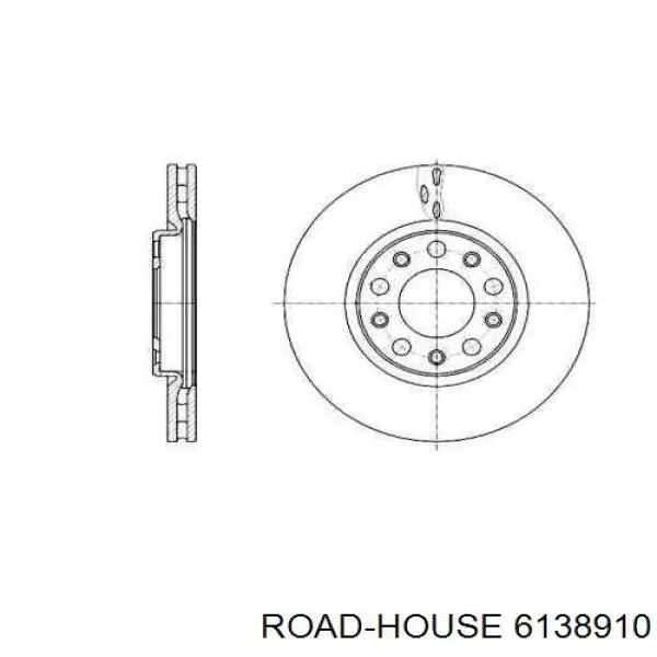 6138910 Road House freno de disco delantero