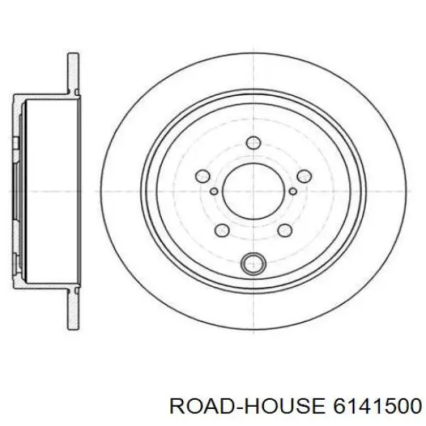 61415.00 Road House disco de freno trasero