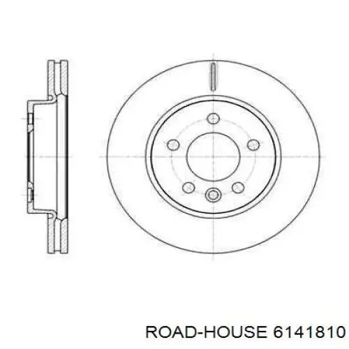 61418.10 Road House freno de disco delantero