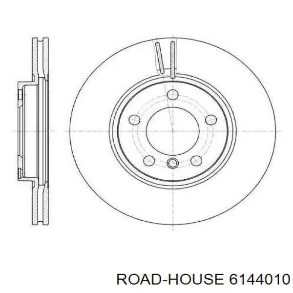 61440.10 Road House freno de disco delantero