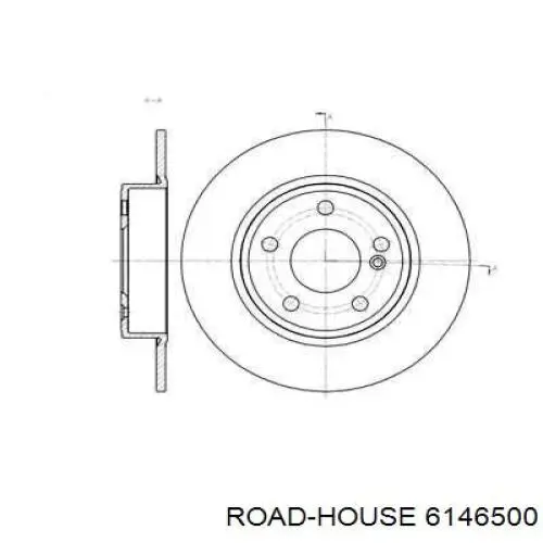 61465.00 Road House disco de freno trasero