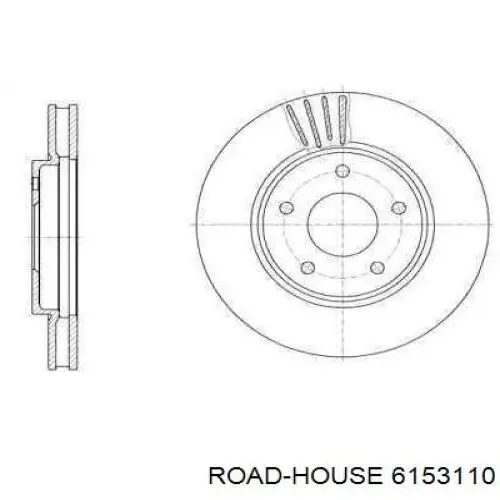 61531.10 Road House freno de disco delantero