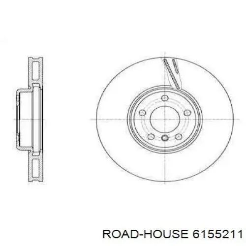 61552.11 Road House freno de disco delantero