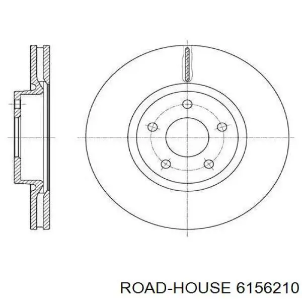 61562.10 Road House freno de disco delantero